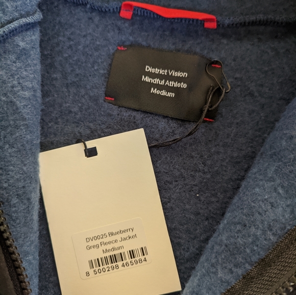 District Vision Greg Cabin Fleece Jacket Zip-Up - Picture 2 of 4